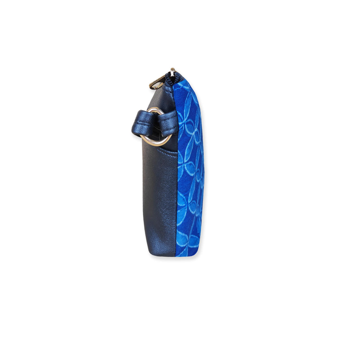 Blue Petals Tiles Sling/Pouch Bag Combo