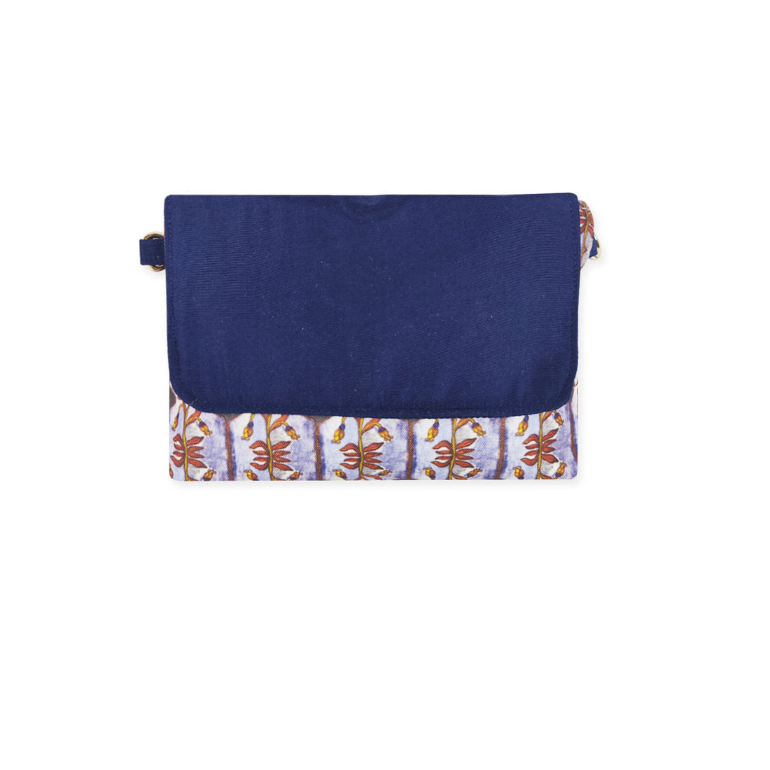 Big Flap Sling Bag- Purple Door