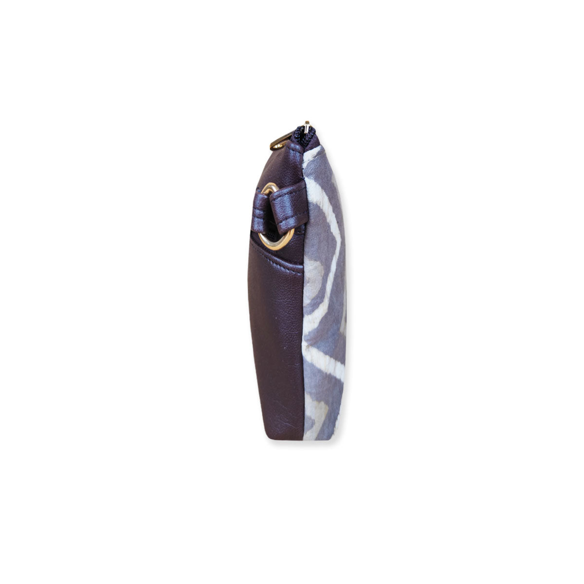 Grey Purple Sling/Pouch Bag Combo