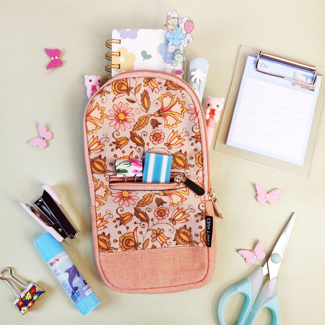 Peach Paradize Pencil Pouch Combo