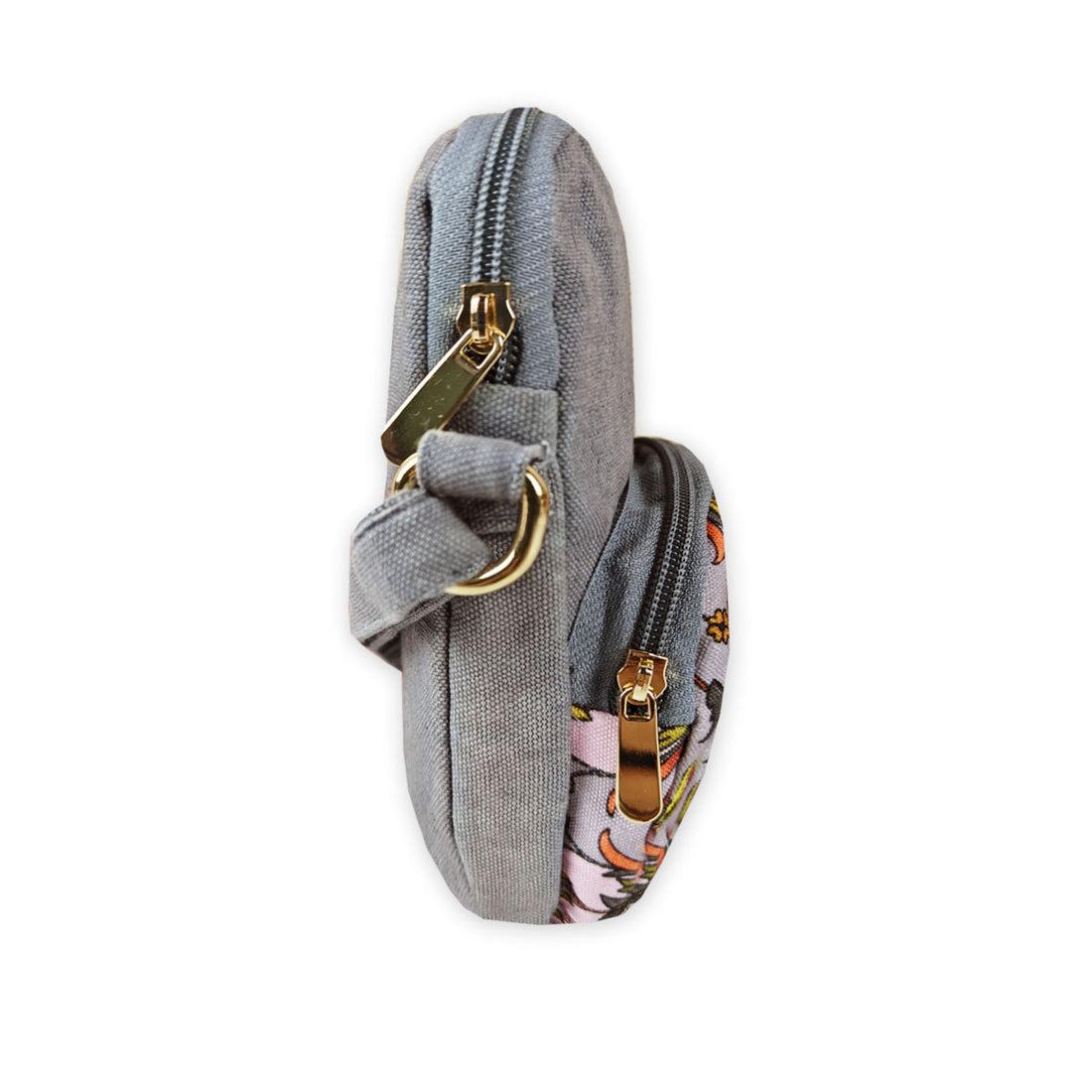 Front Pocket Sling- Grey Persian Floral