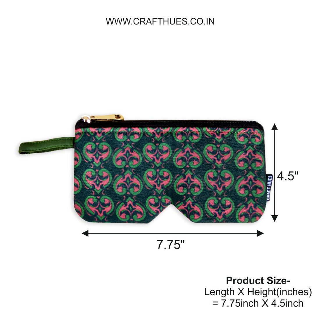 Eyewear/Sunglass Case-Green Knots