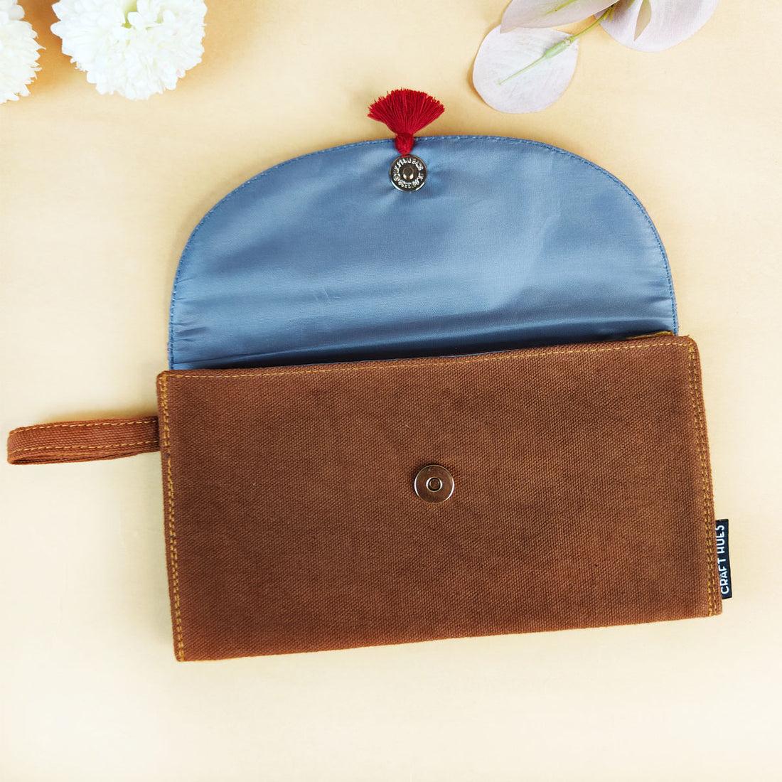 5 Pocket Long Wallet-Mustard Green Tile