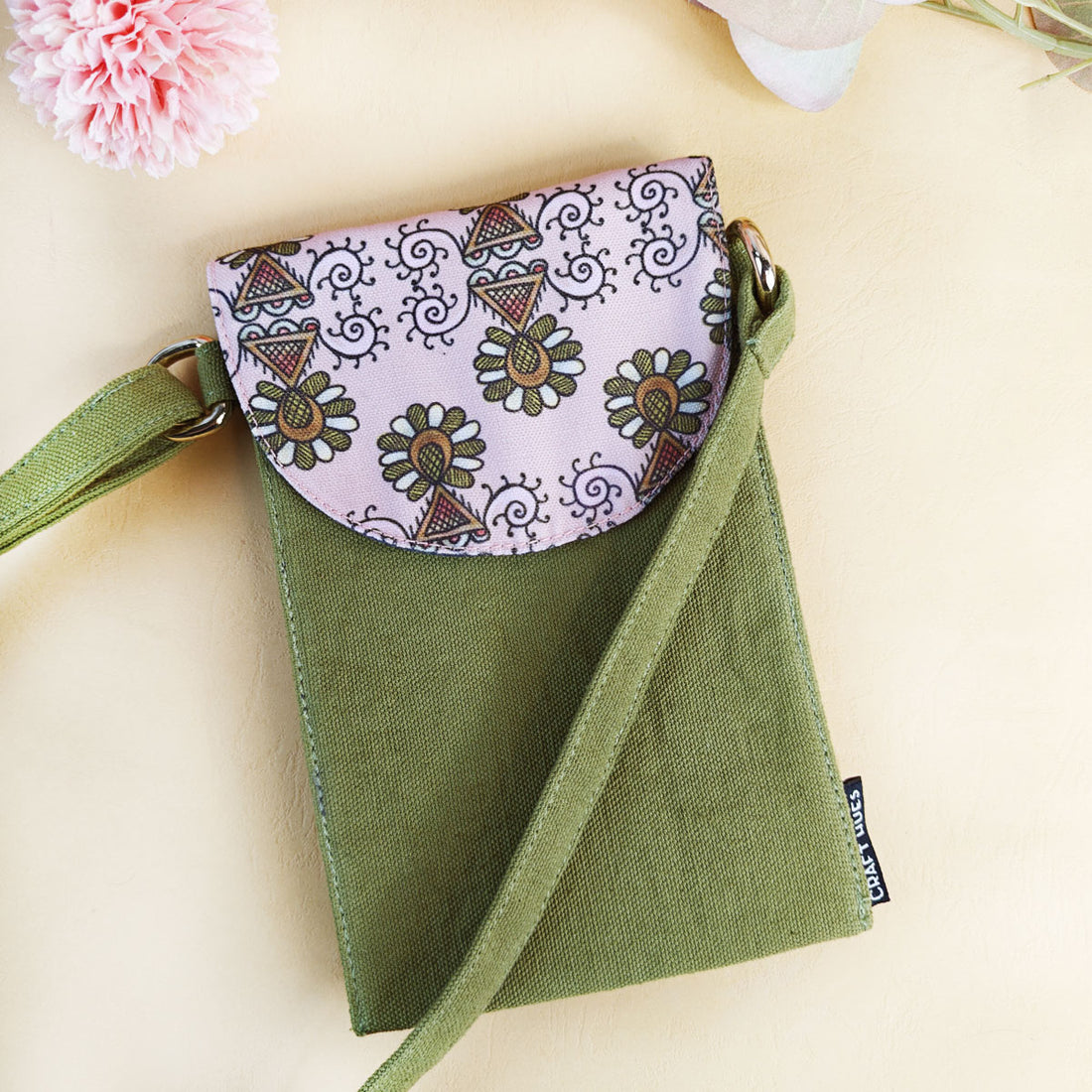5 Pocket Sling-Olive Godna Art