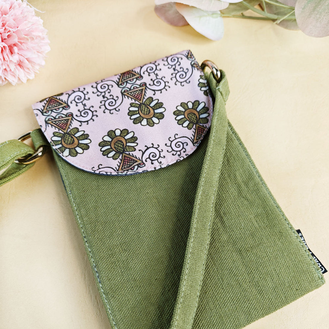 5 Pocket Sling-Olive Godna Art