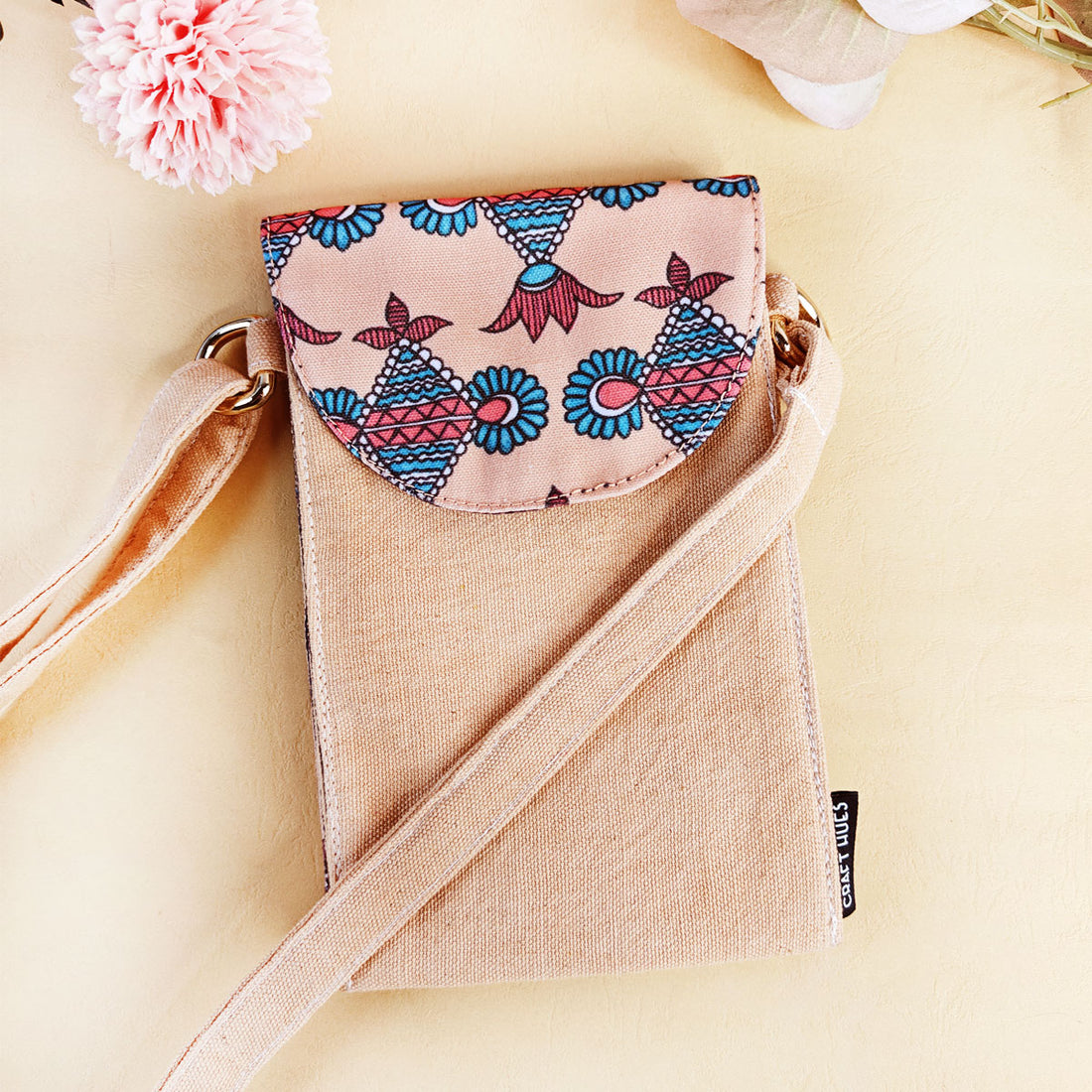 5 Pocket Sling-Peach Kite Godna Art