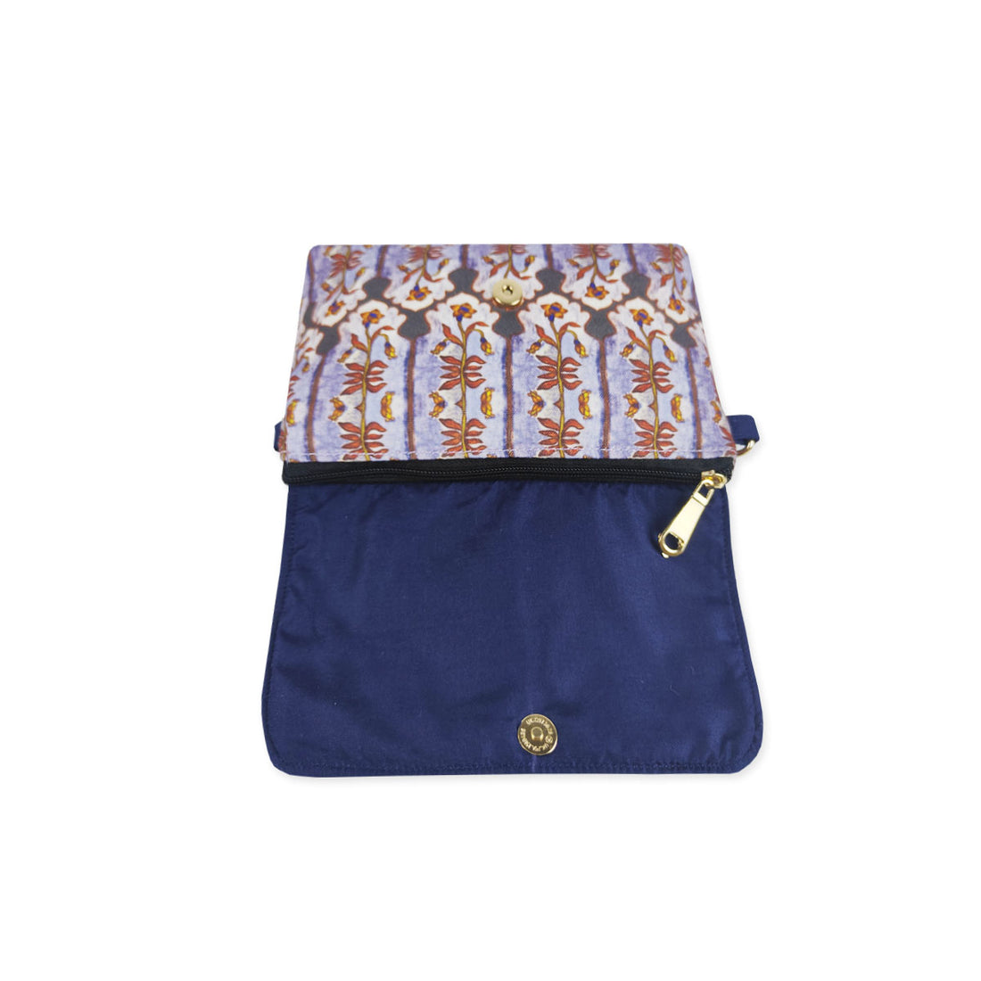 Big Flap Sling Bag- Purple Door