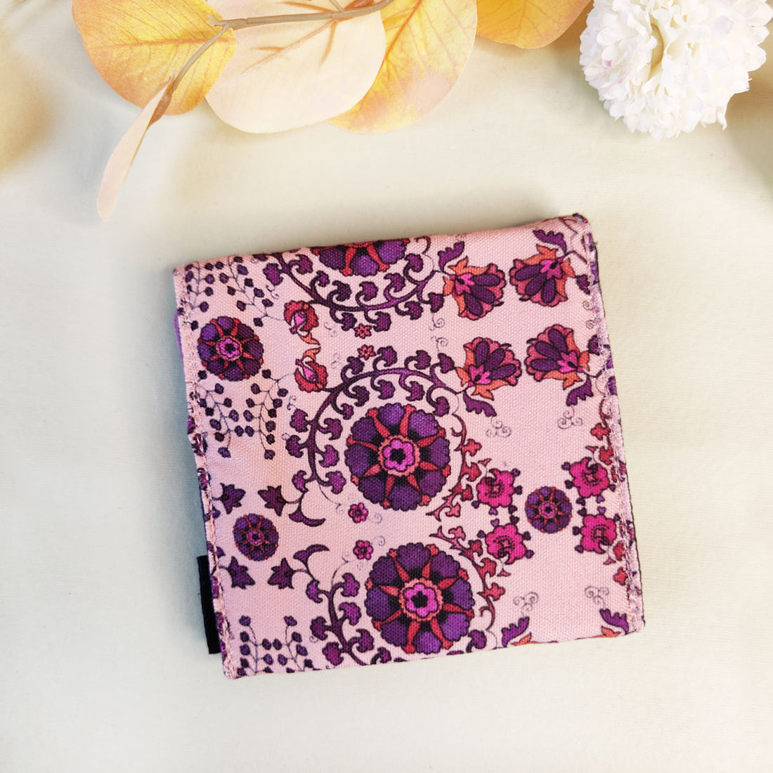5 COMPARTMENT MINI WALLET- PURPLE SUZANI