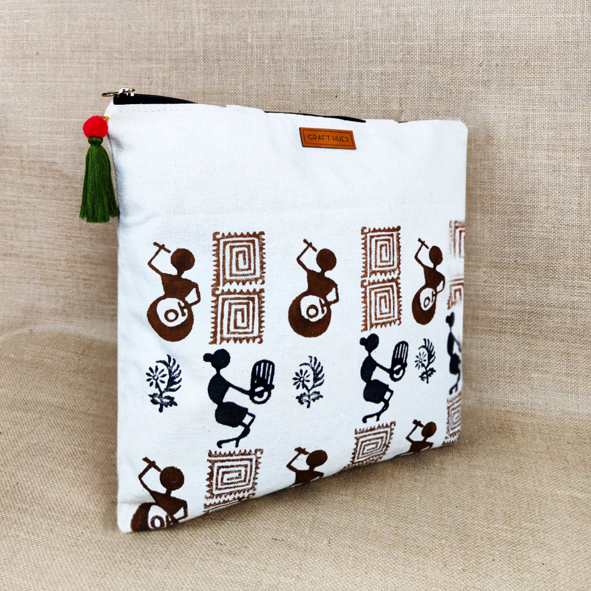 Tribal Dance Canvas Tote/Pouch Combo