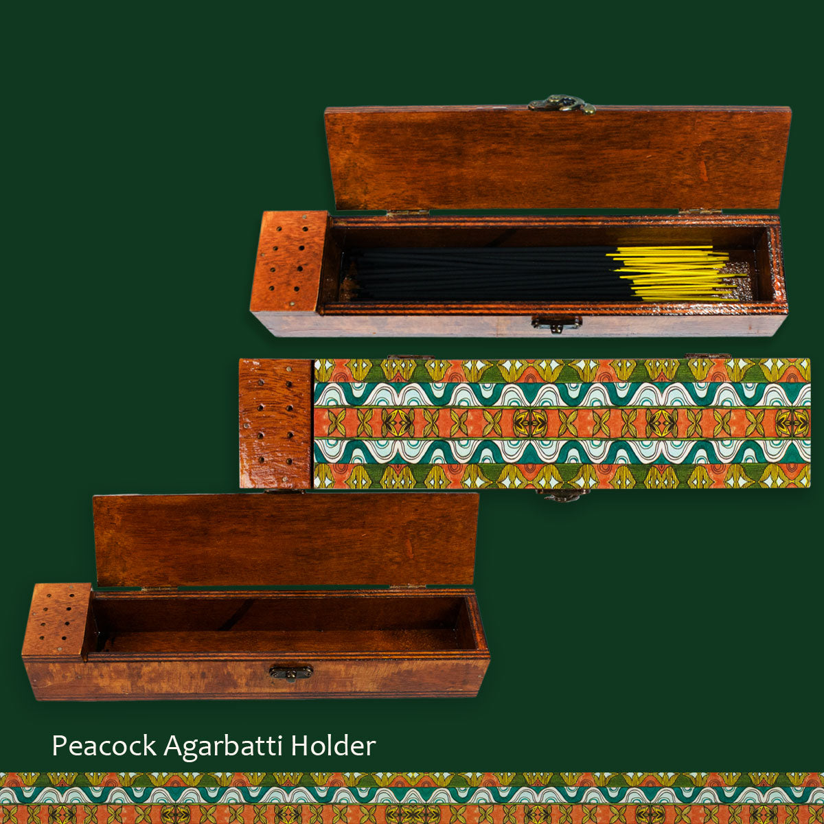 Aztec Agarbatti Stand and Storage Box