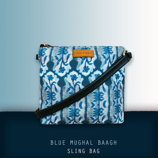Blue Mughal Baagh Sling Bag