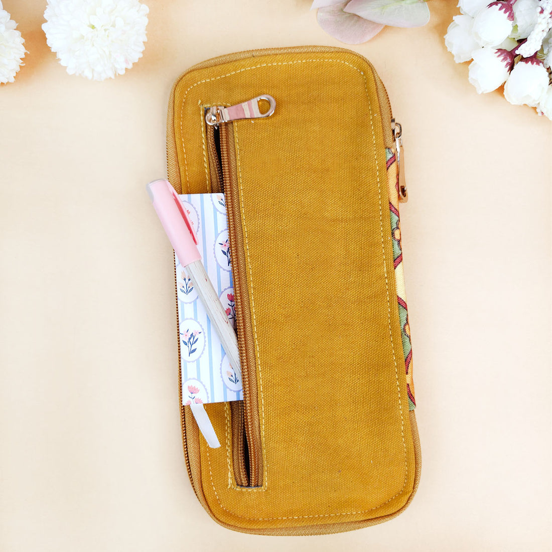 Bank Organizer- Mustard Green Tile