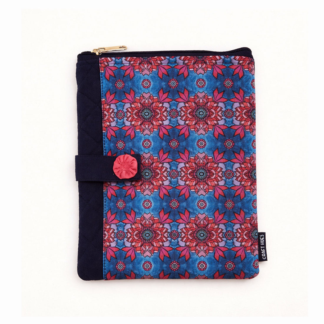 Book Cover-Blue Maroon Tile