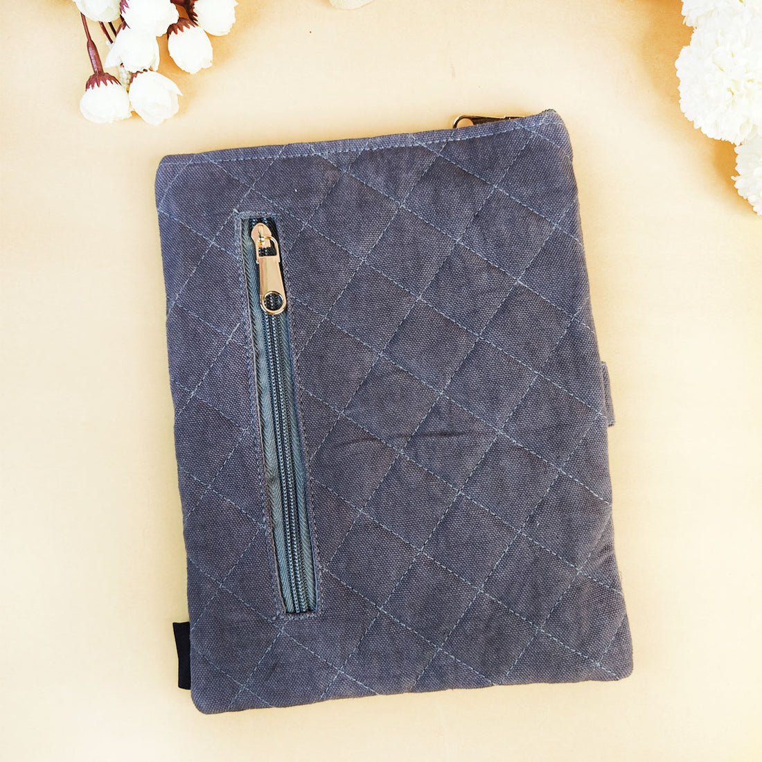 Book Cover-Grey Pink Flower