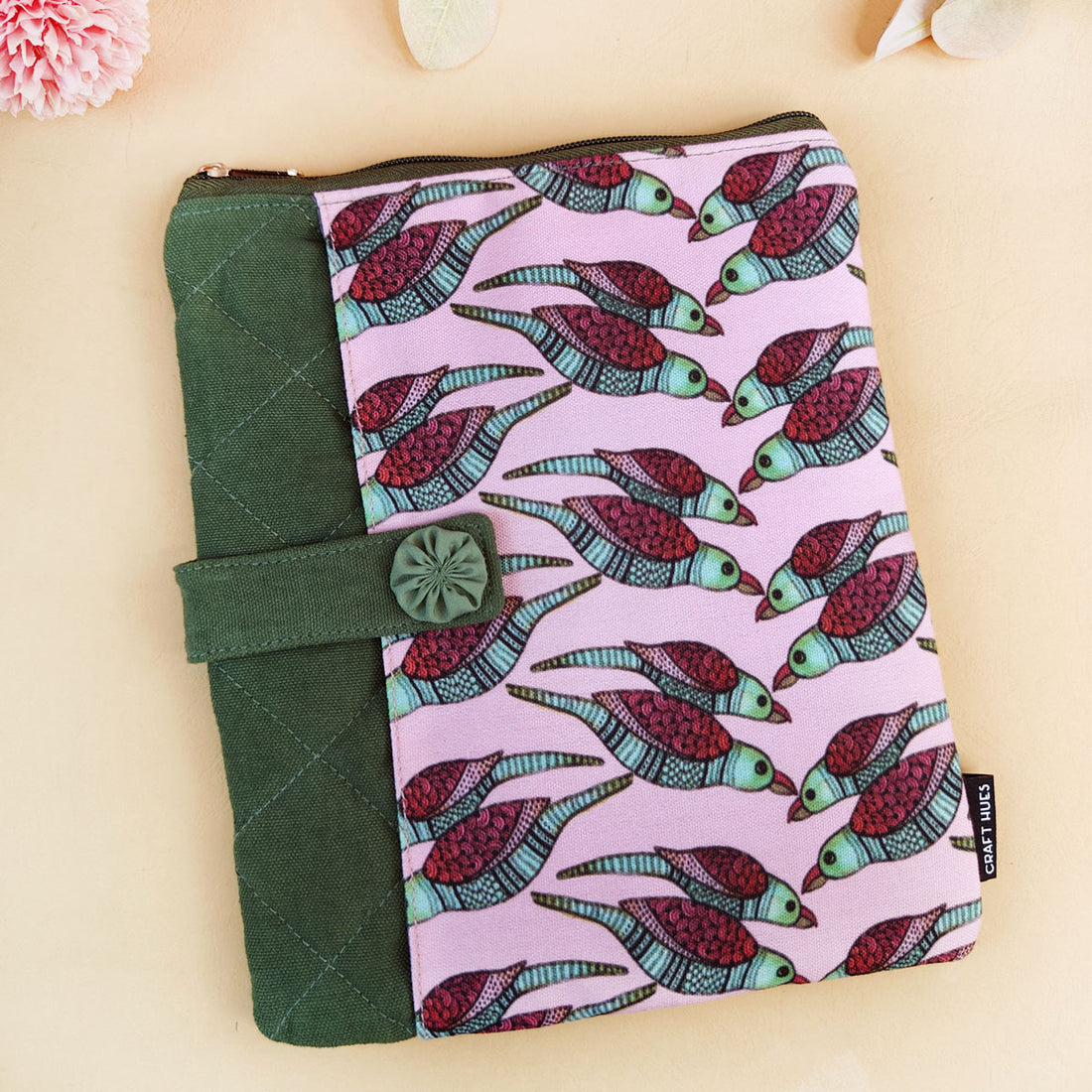 Book Cover- Gond Pink Parrot