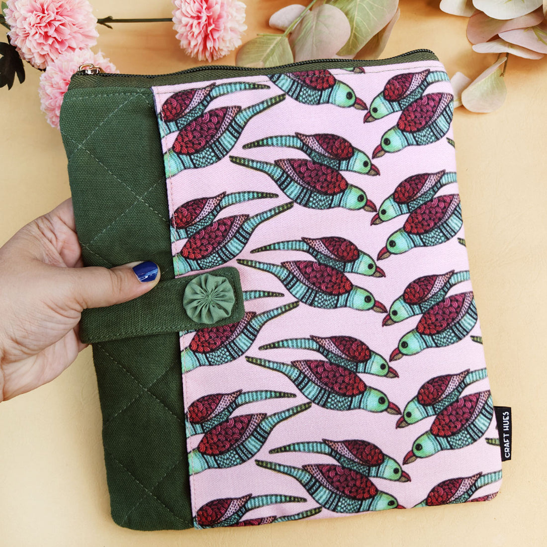 Book Cover- Gond Pink Parrot