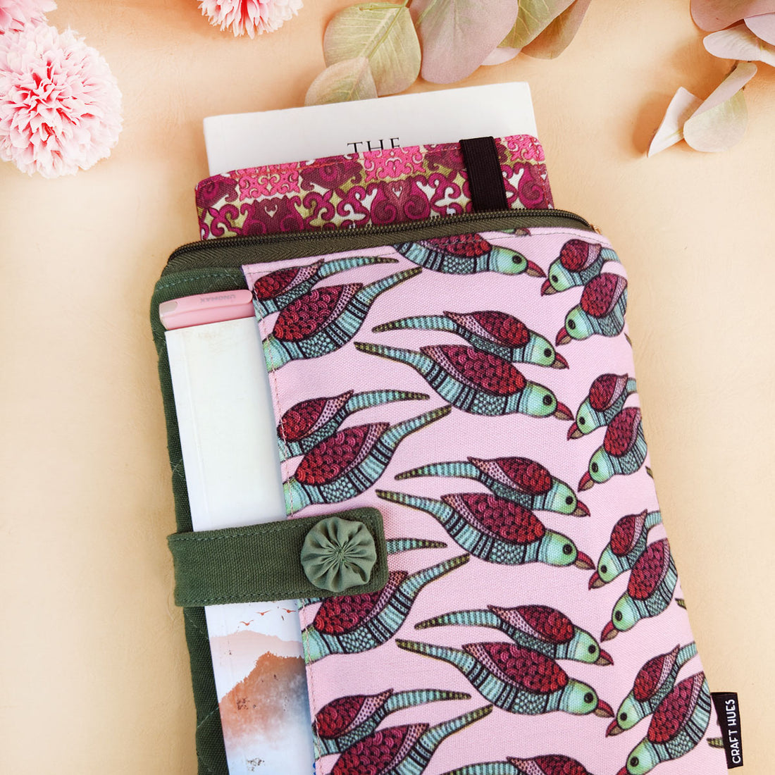 Book Cover- Gond Pink Parrot