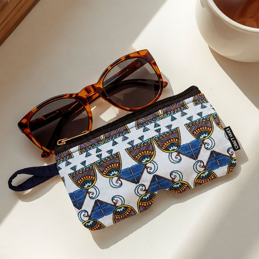 EyewearSunglass Case-Blue Bird Godna