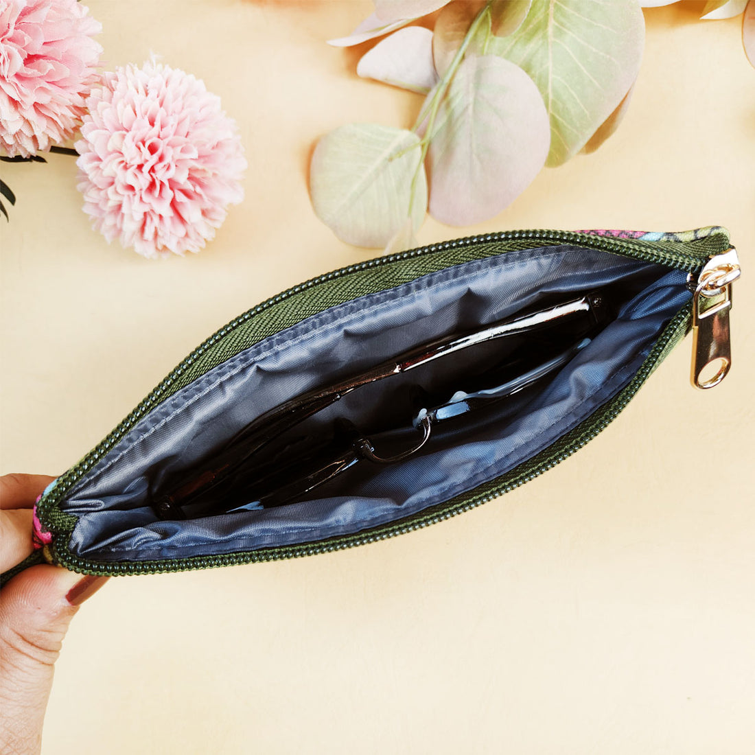 EyewearSunglass Case-Green Godna