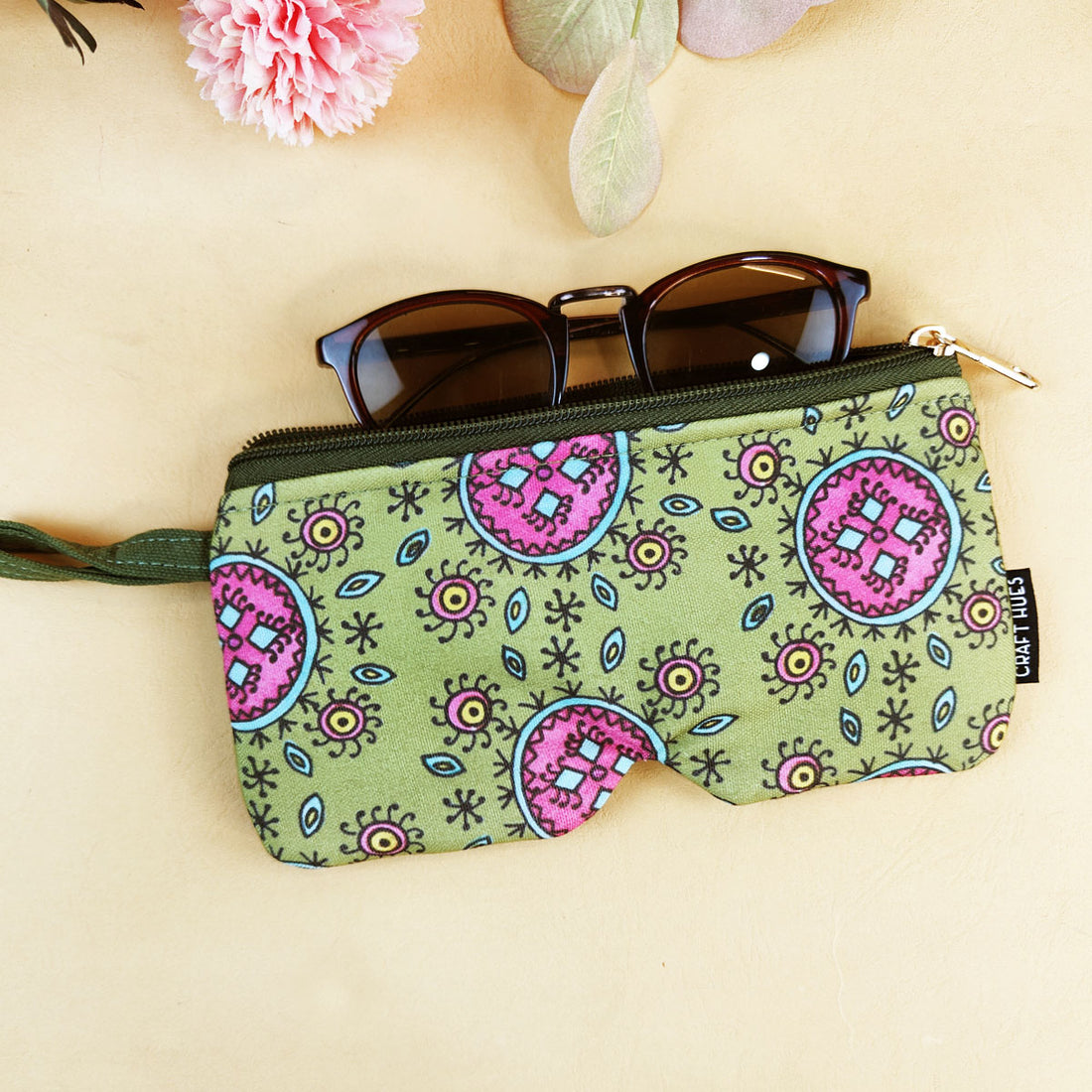 EyewearSunglass Case-Green Godna