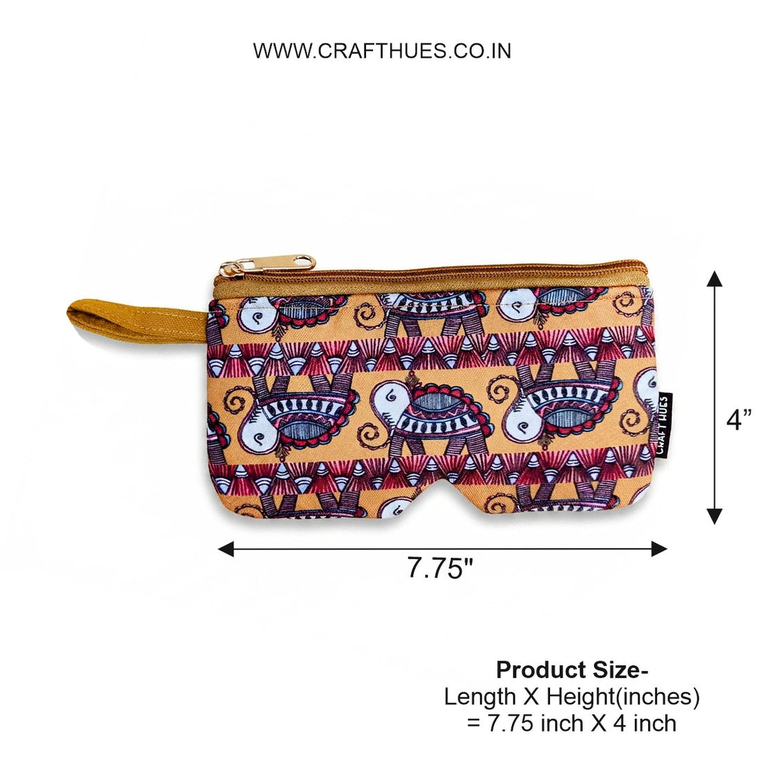 EyewearSunglass Case-Mustard Turtle Godna