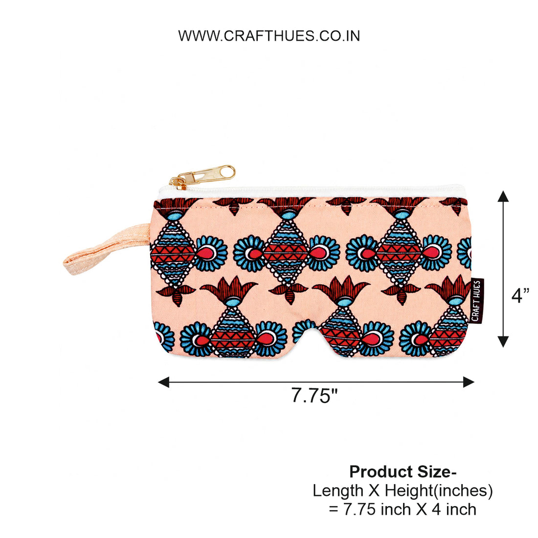 EyewearSunglass Case-Peach Kite Godna