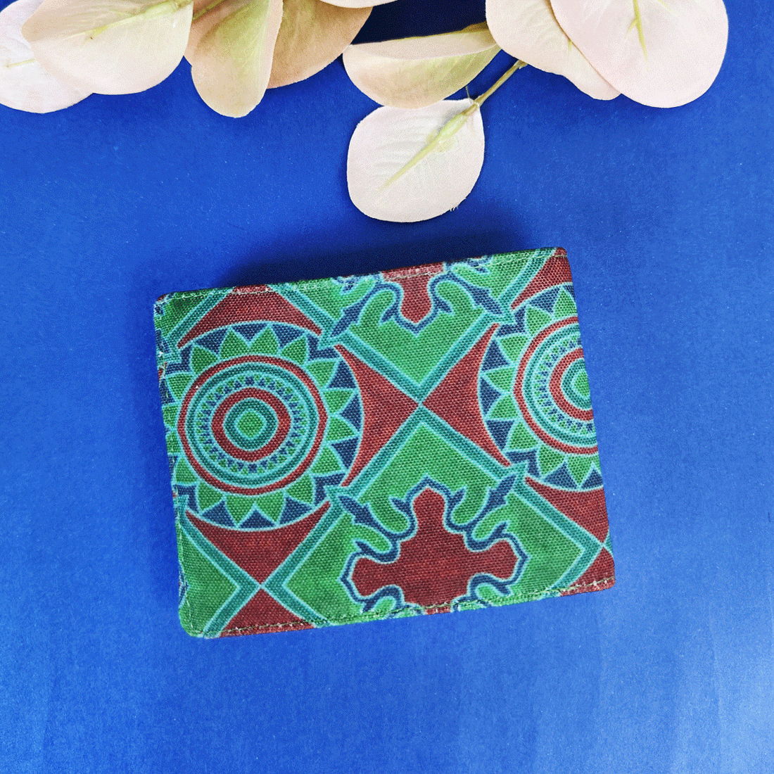 Mini Flap Wallet- Green Chakra