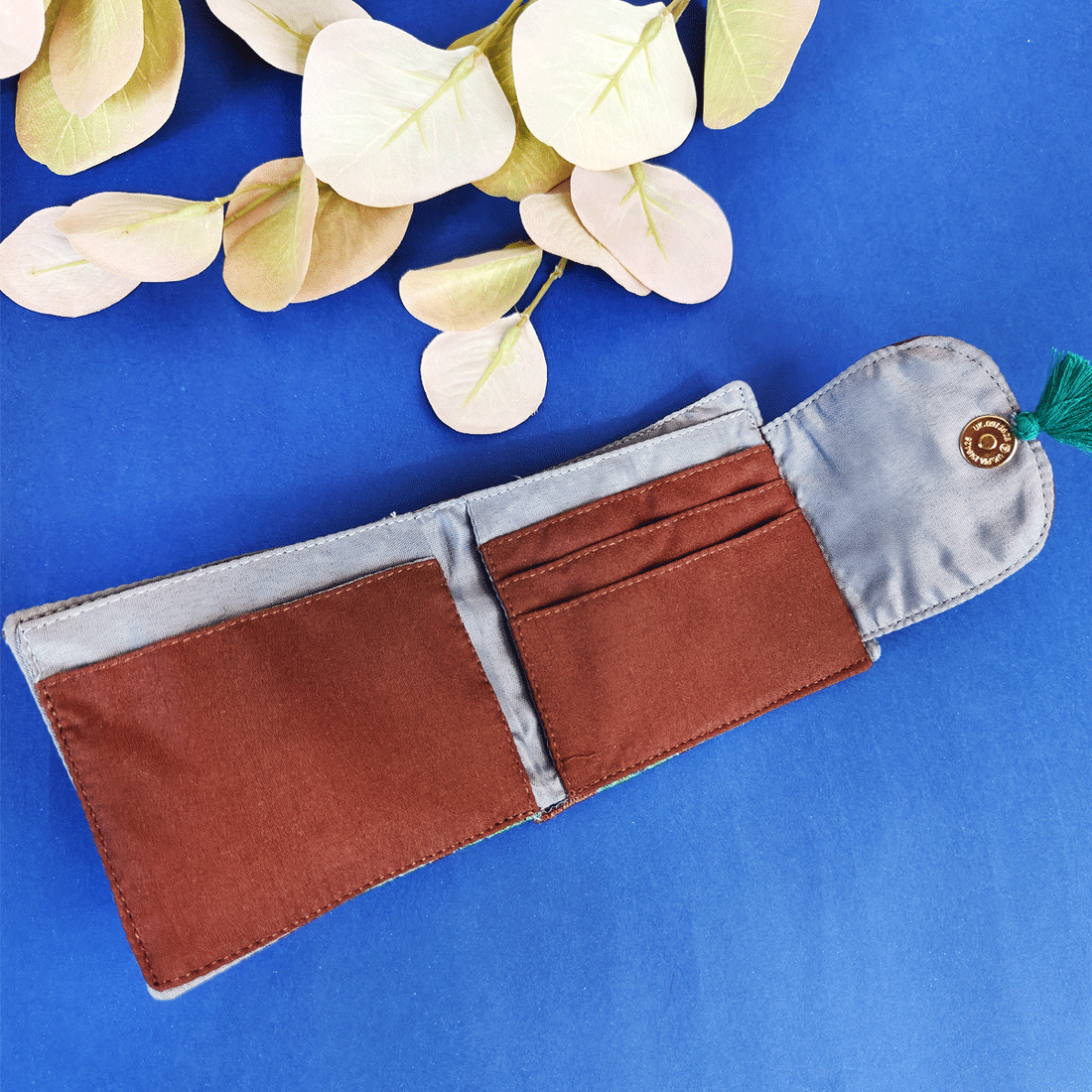 Mini Flap Wallet Combo- Mustard-Green