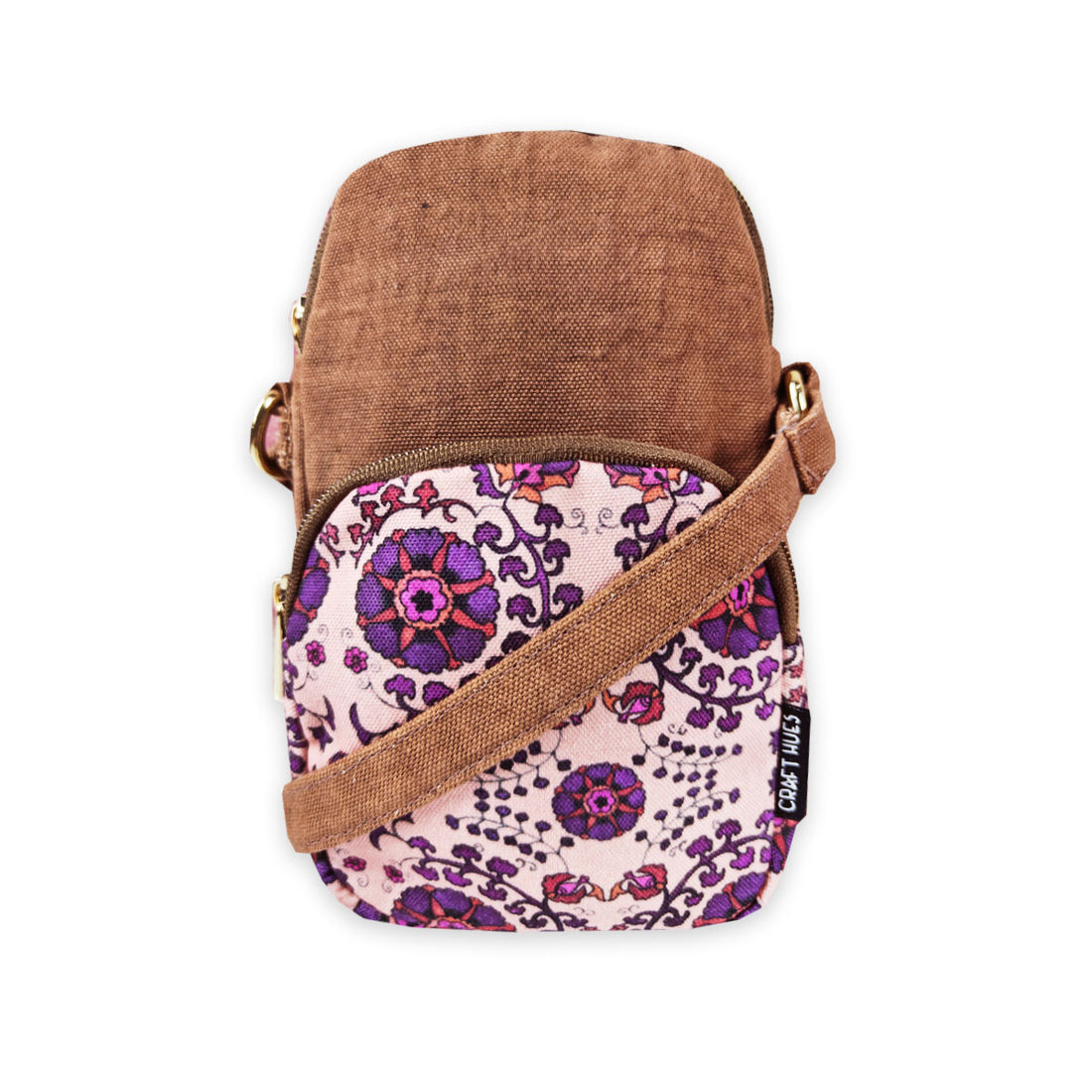 Front Pocket Sling-Purple Suzani