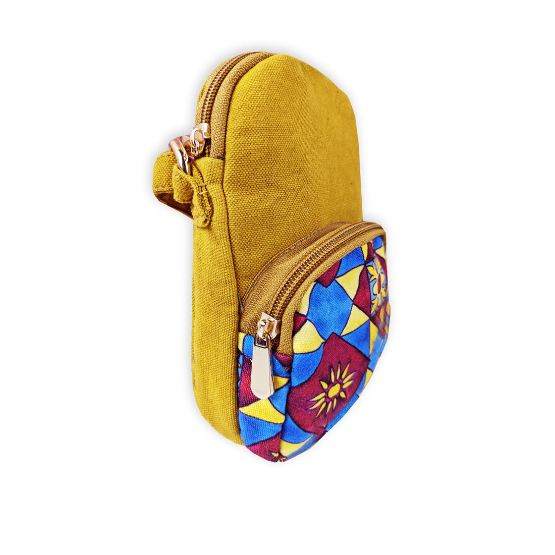 Front Pocket Sling- Red Yellow Tile