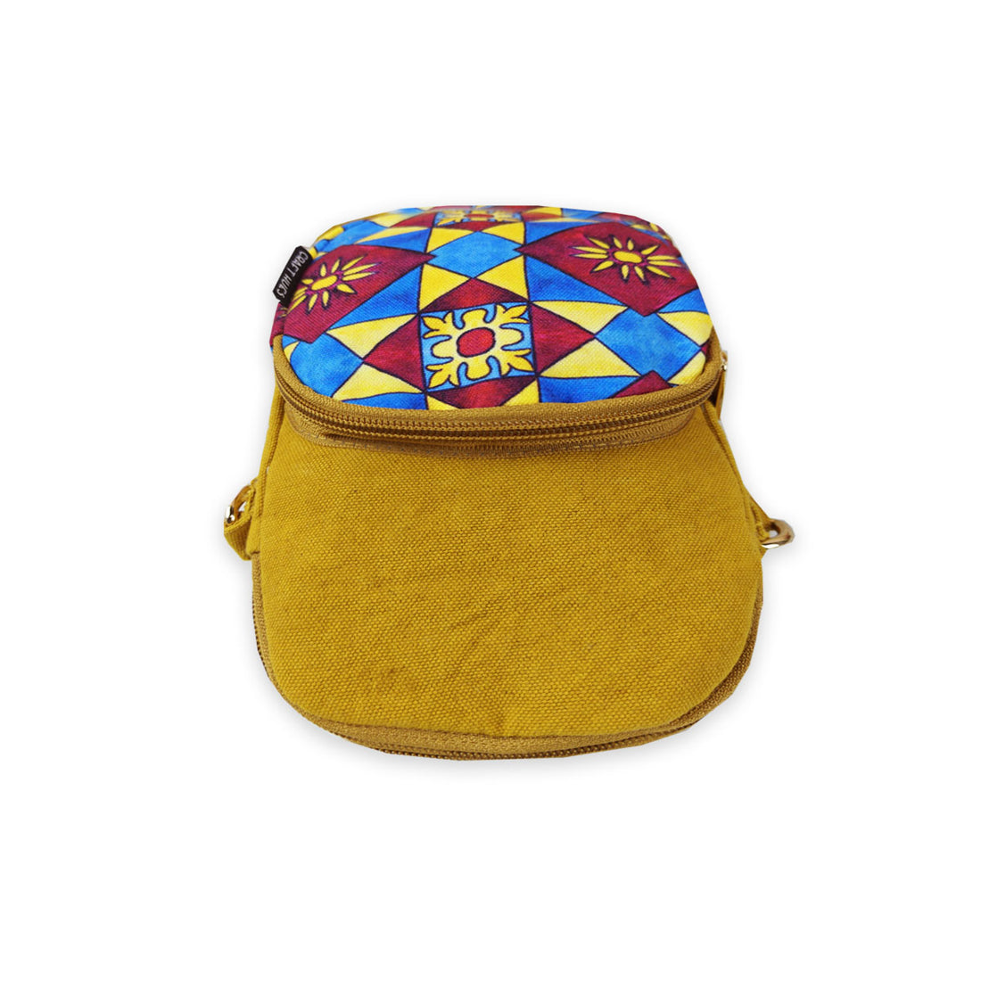 Front Pocket Sling- Red Yellow Tile