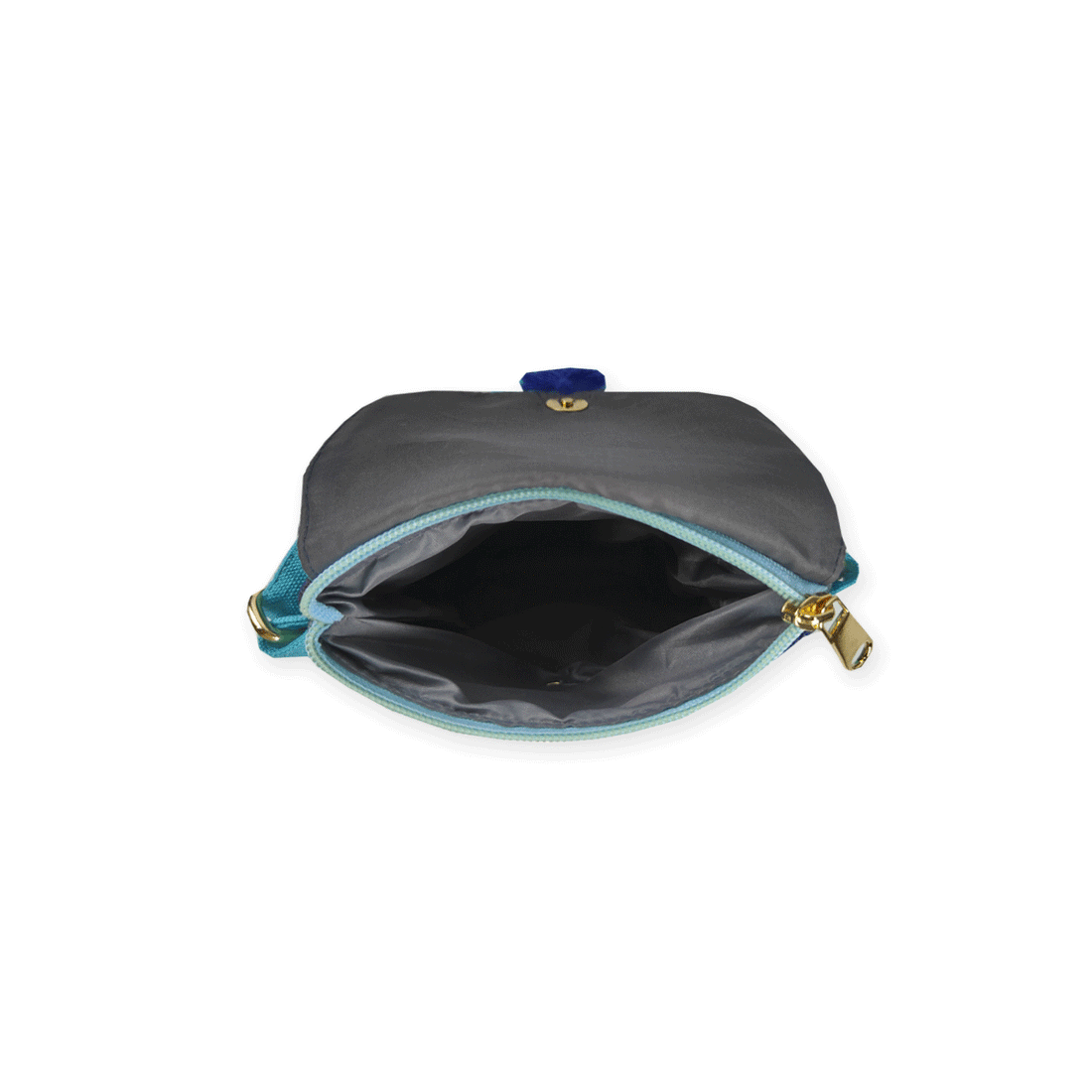 Mobile Sling Bag- Gond Blue Bird