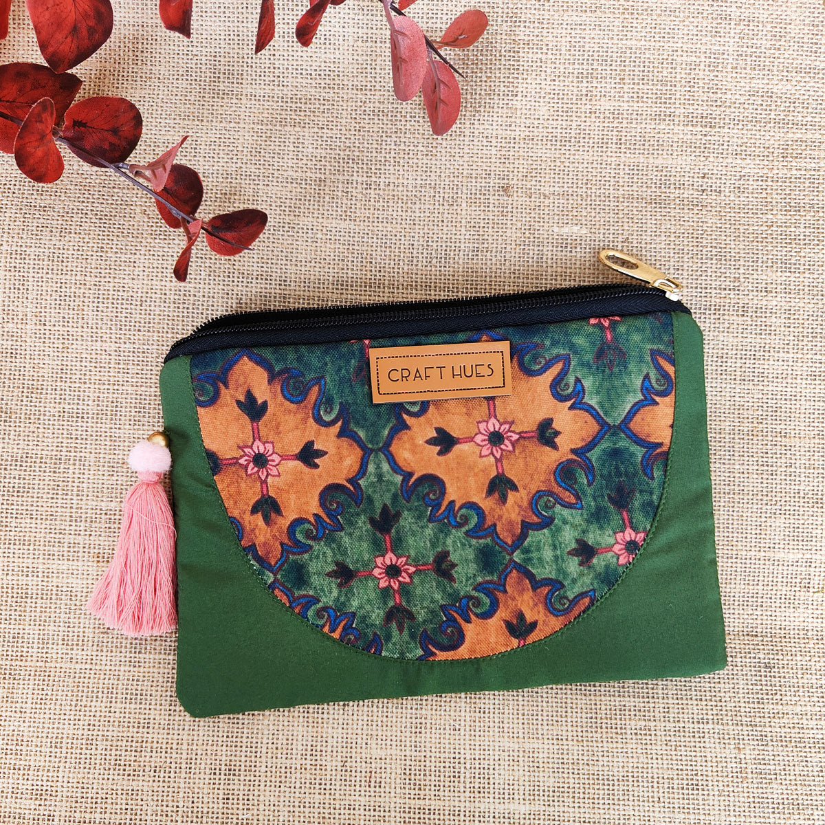 Green Mughal Art Canvas Tote/Pouch Combo – Crafthues