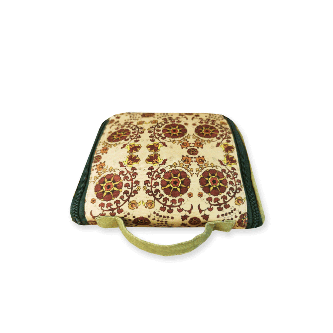 Toiletry Organizer - Green Maroon Suzani Floral