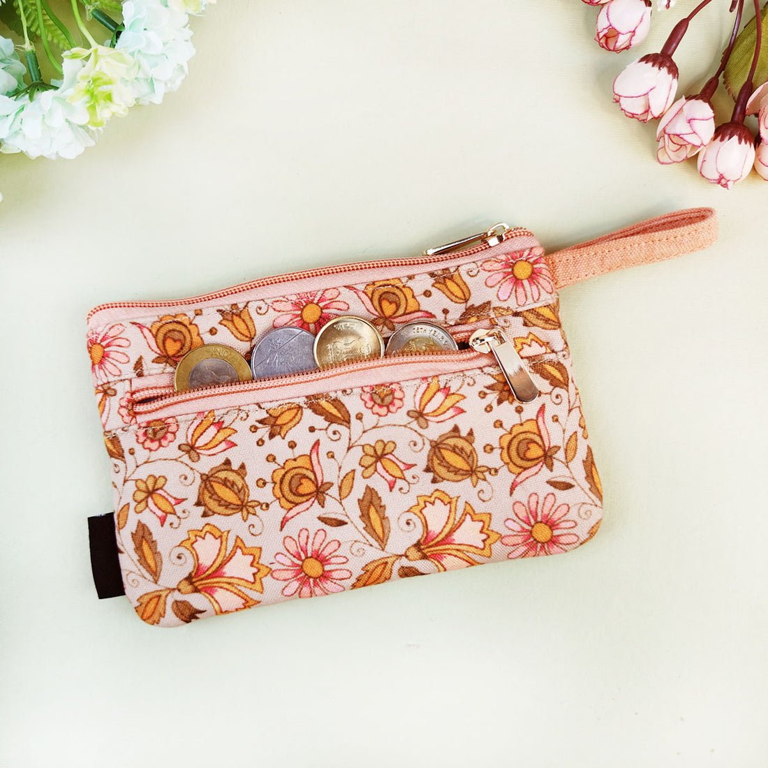 Long Mini Wallet- Orange Paradize