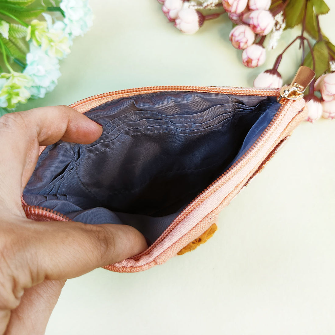 Long Mini Wallet- Orange Paradize