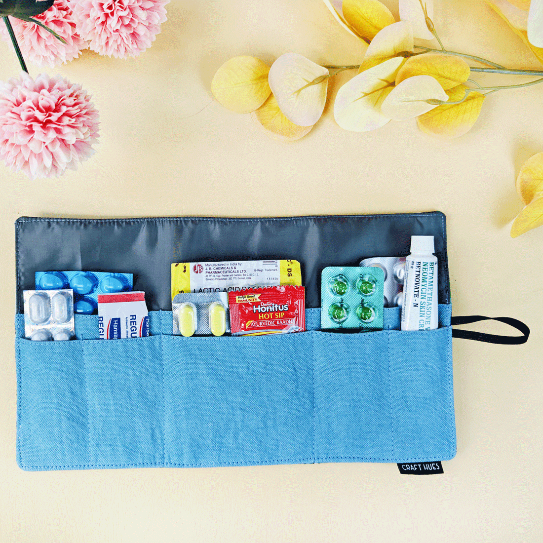 Medicine Organizer - Sea Green Persian
