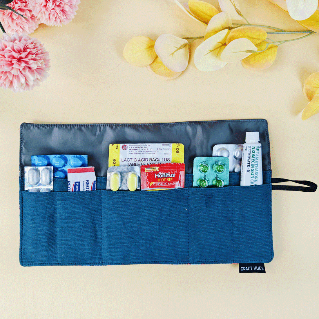 Medicine Organizer - Teal Tile