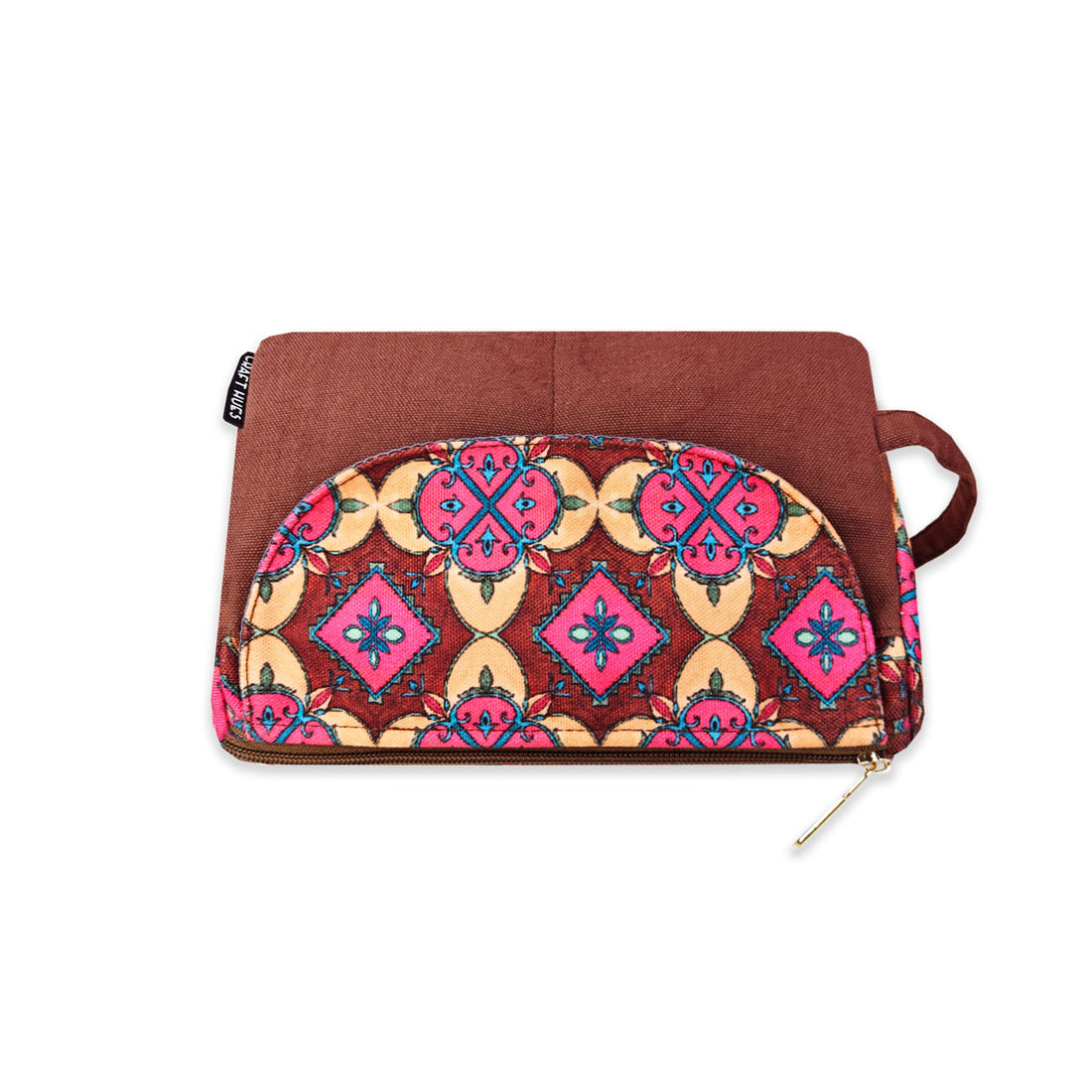 Multi-purpose Organizer- Maroon-Beige Tile