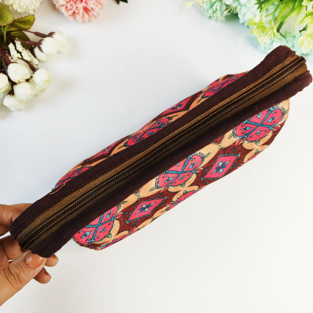 Multi-purpose Organizer- Maroon Tile