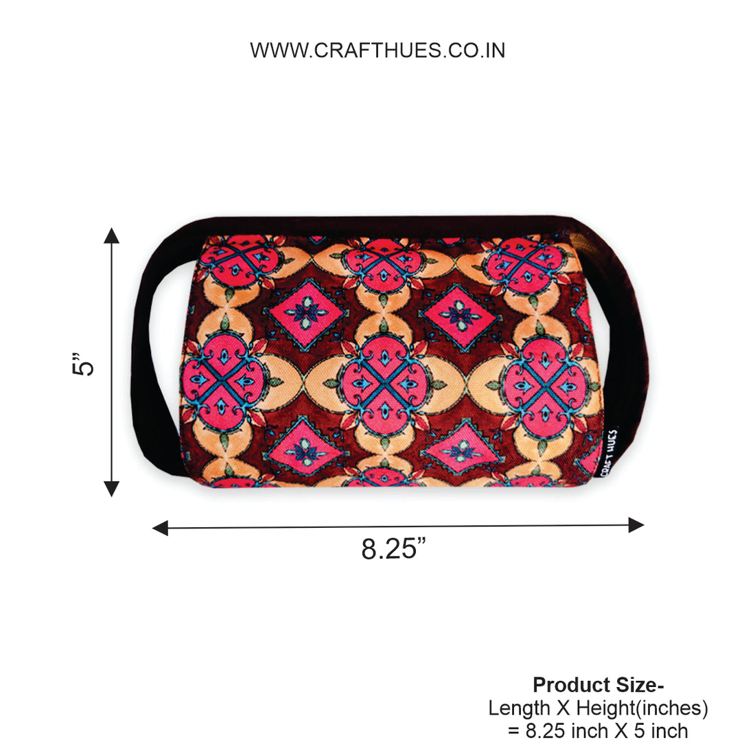 Multi-purpose Organizer- Maroon Tile