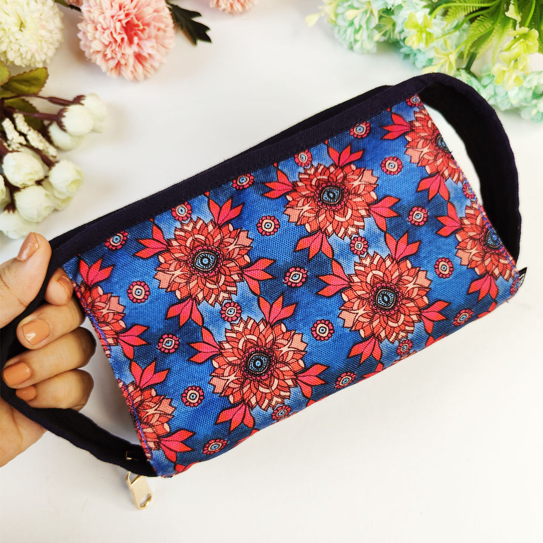 Multi-purpose Organizer- Blue flower Tile