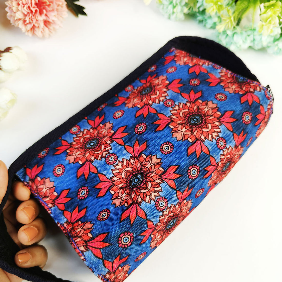 Multi-purpose Organizer- Blue flower Tile