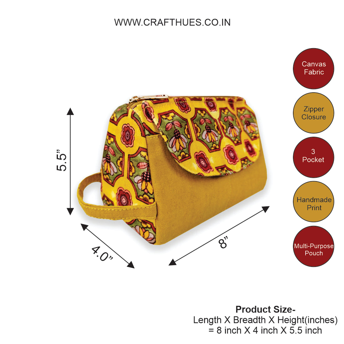 Multi-purpose Organizer-Mustard-Green Tile