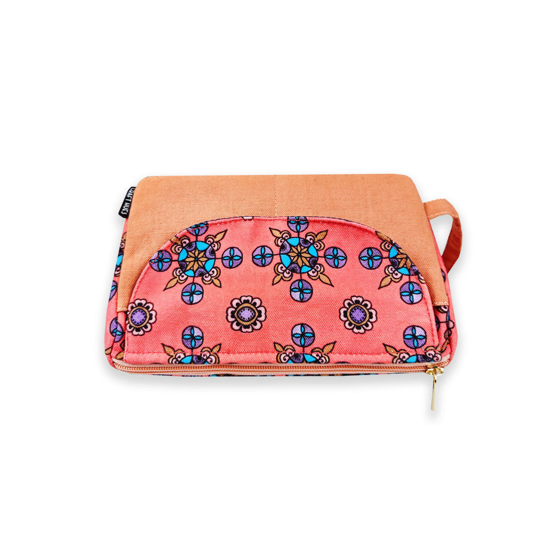 Multi-purpose Organizer- Peach-Purple Tile