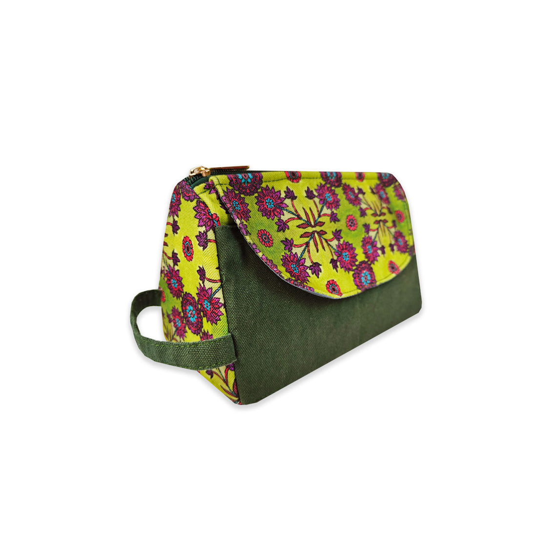 Multi-purpose Organizer- Green-Purple Flower