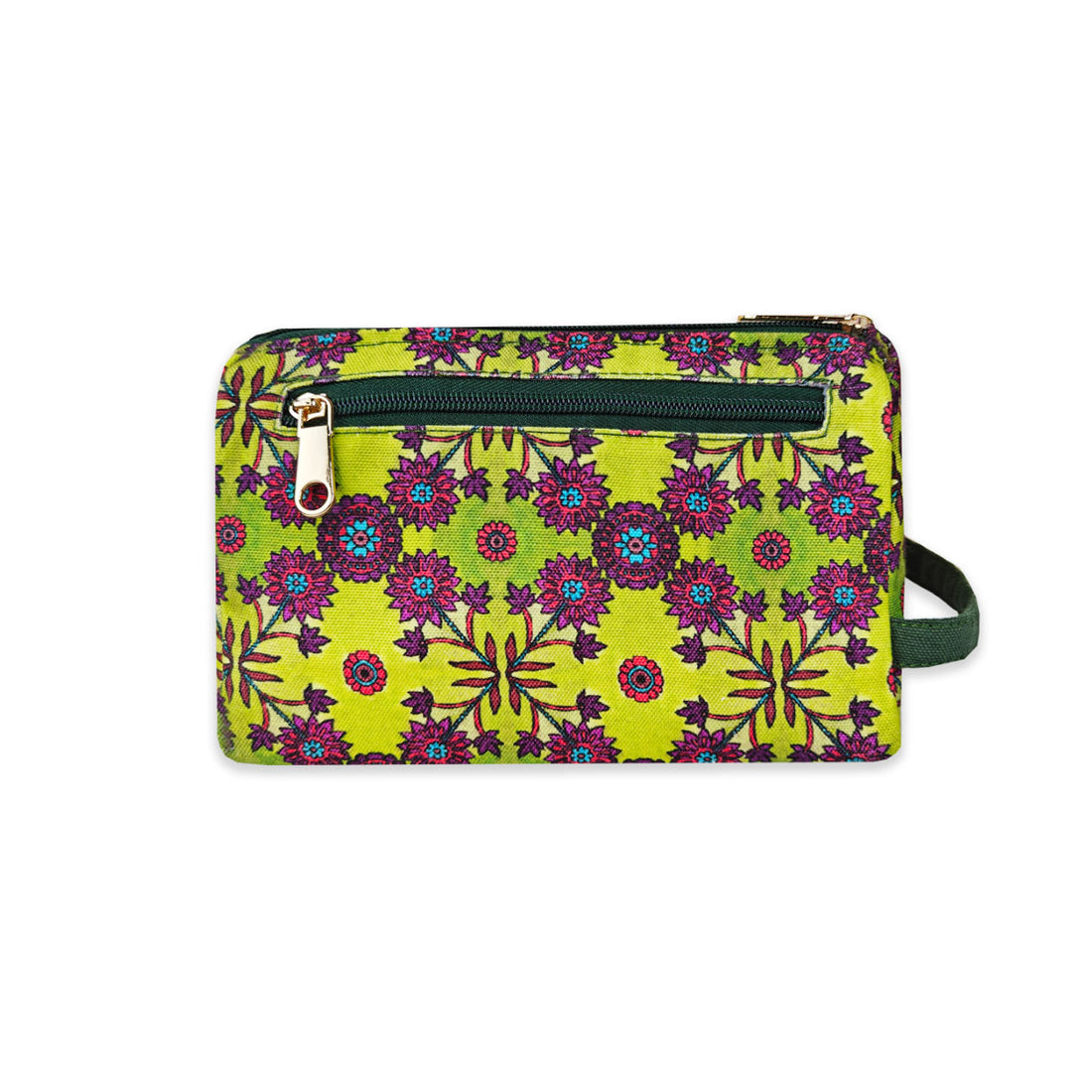 Multi-purpose Organizer- Green-Purple Flower
