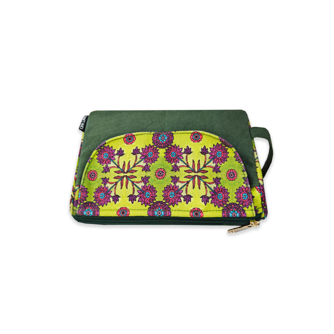 Multi-purpose Organizer- Green-Purple Flower