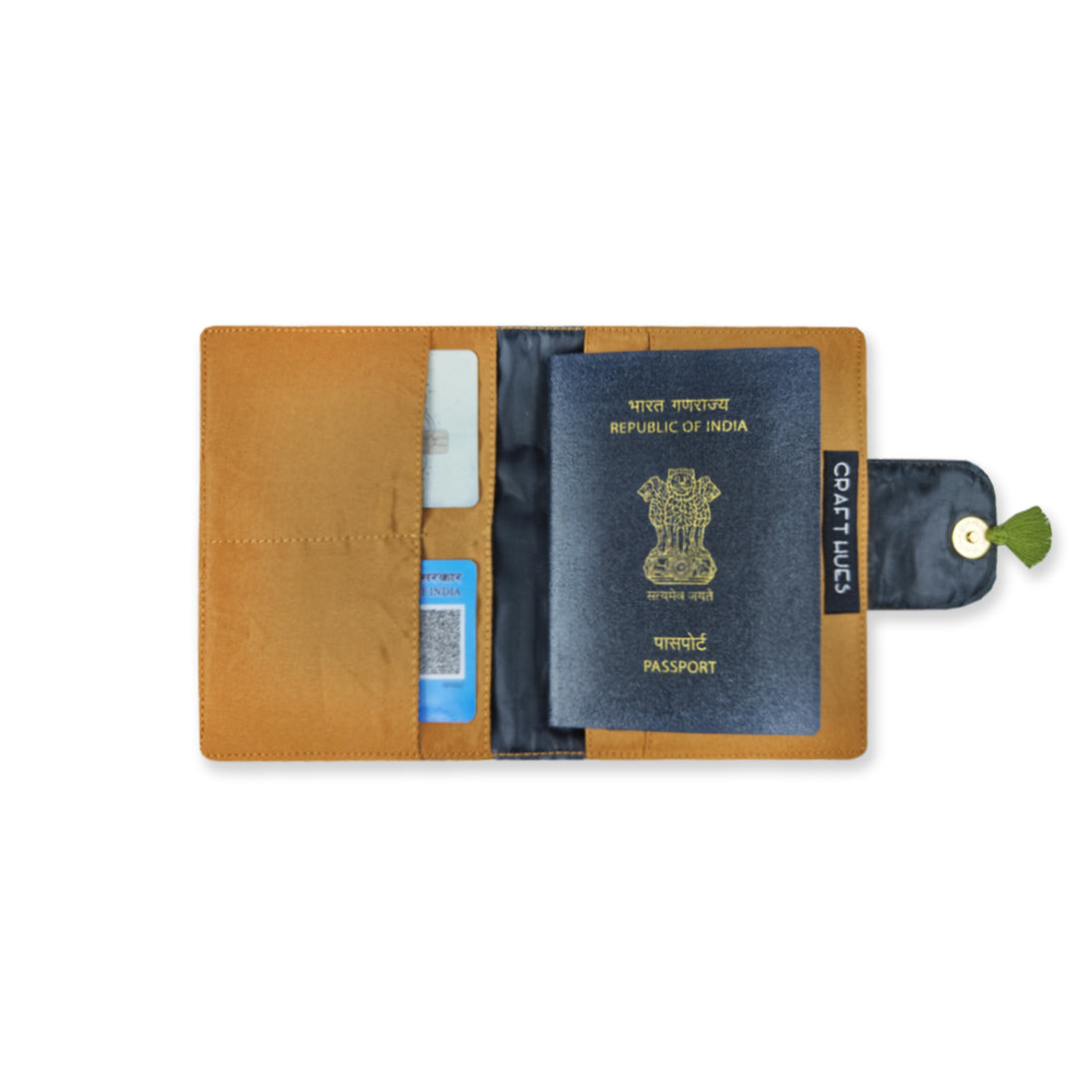 Passport Case- Blue Green Chakra