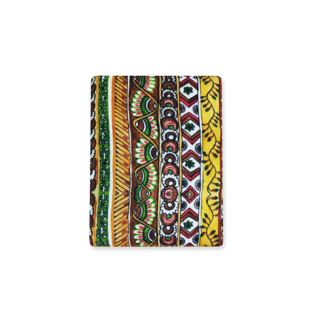 Passport Case- Mustard Kalamkari